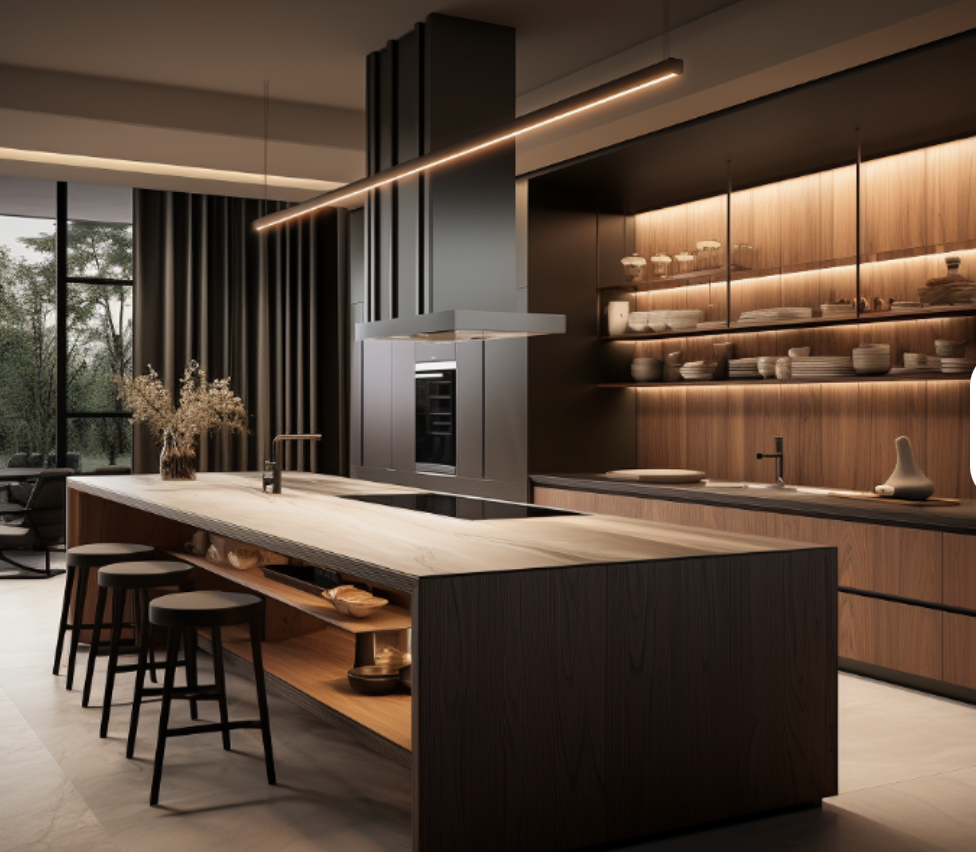 PA One-stop Designs Factory Customized Modern Designs High Gloss Kitchen Cabinet Sets