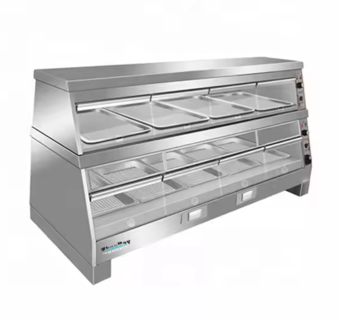 COMMERCIAL KFC HOT DISPLAY SHOWCASE FAST FOOD WARMER